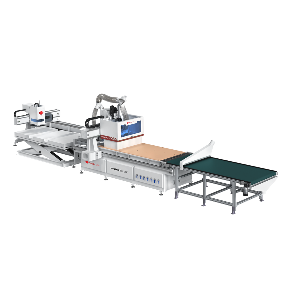 Label Line Machine NCG3718LE CNC Flatbed Label Line CNC Machine