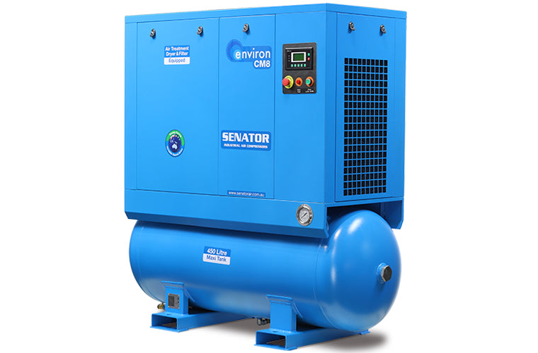 Senator CM8 7.5kW Variable Speed Rotary Screw Air Compressor